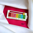 Emotional Social Battert Brooch