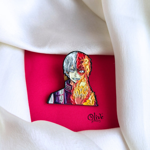 Shoto Todoroki Brooch