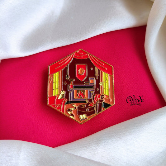 Gryffindor Common Room-Brooch