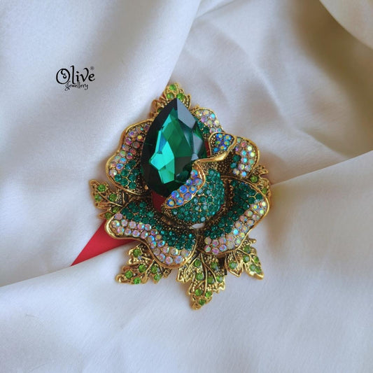 Vintage Flower Brooch & Pendant - 932