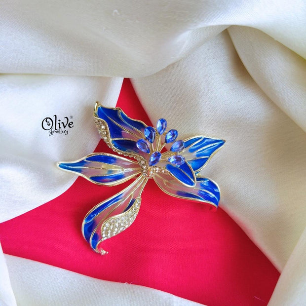 Iris Flower Brooch-939