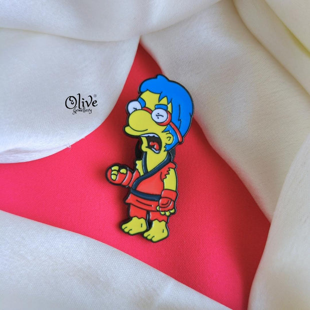 Milhousw Van Houten-Brooch