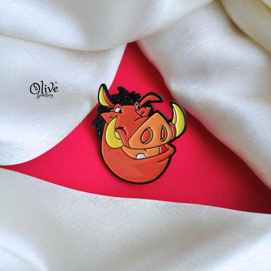 Pumbaa Brooch