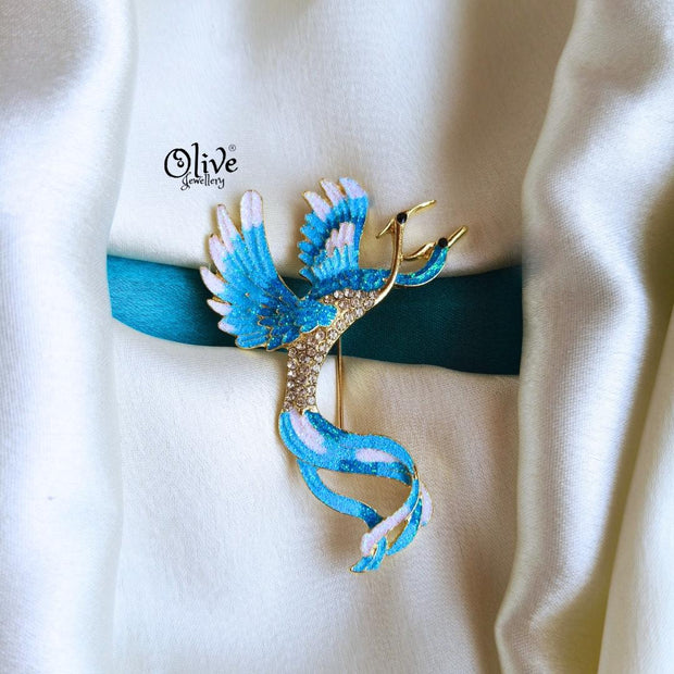 Phoenix Brooch -1014