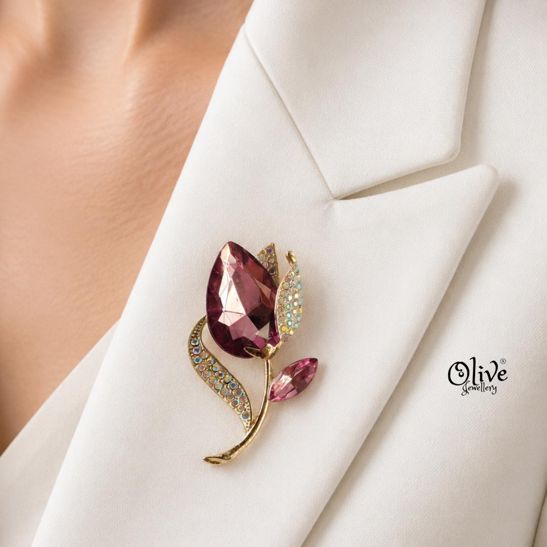 Floral Brooch - 1026