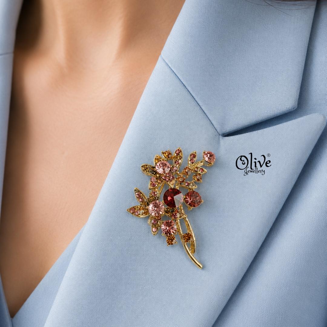 Floral Brooch - 1030