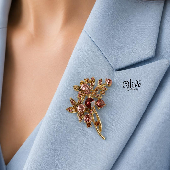 Floral Brooch - 1030