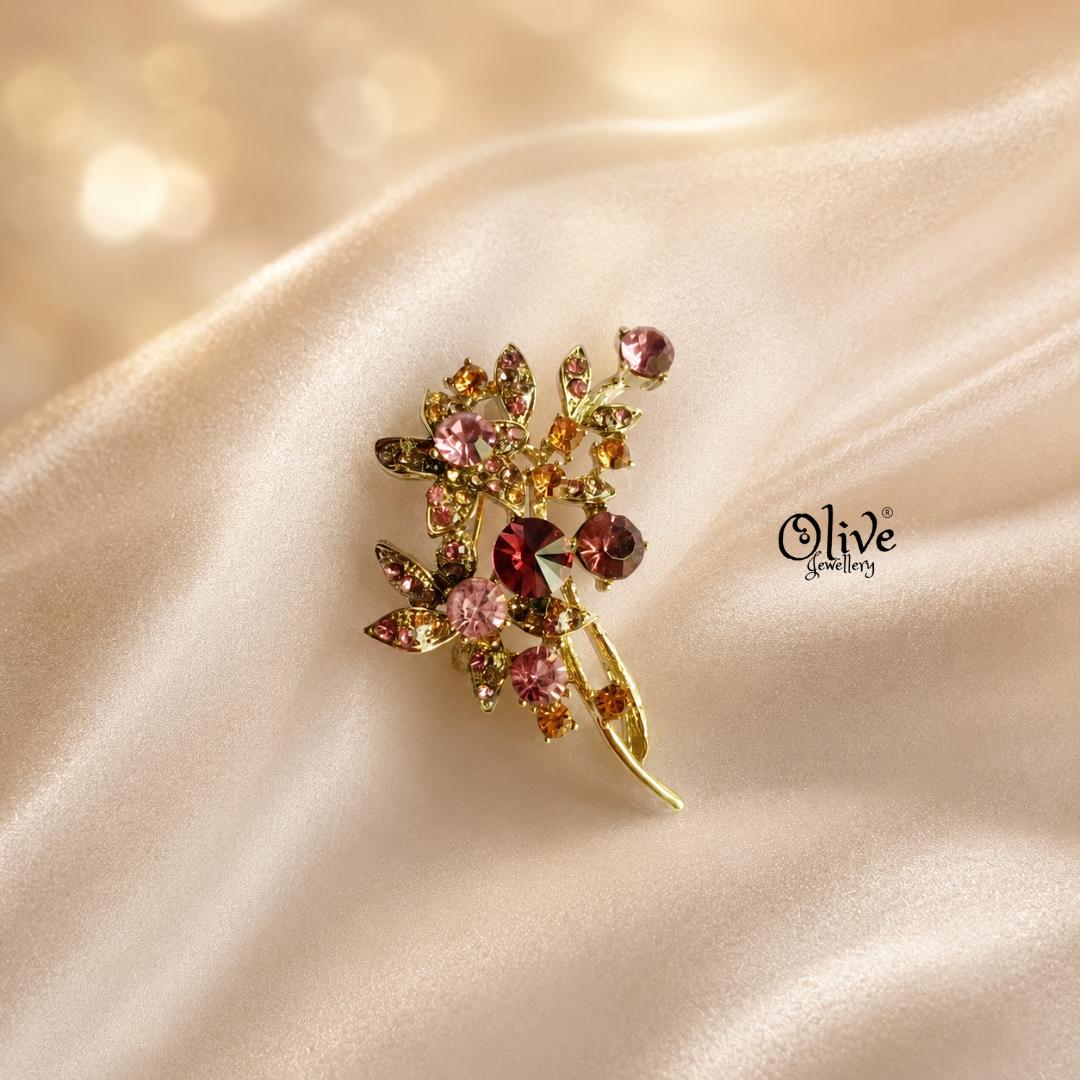 Floral Brooch - 1030