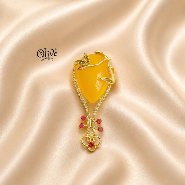 Floral Brooch - 1034