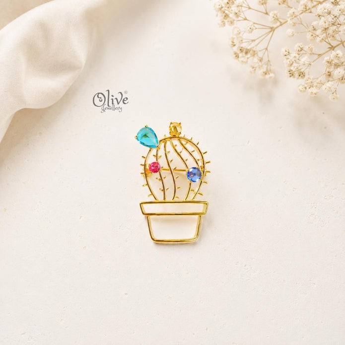 Cactus Bloom Brooch