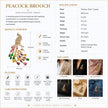 Peacock Brooch