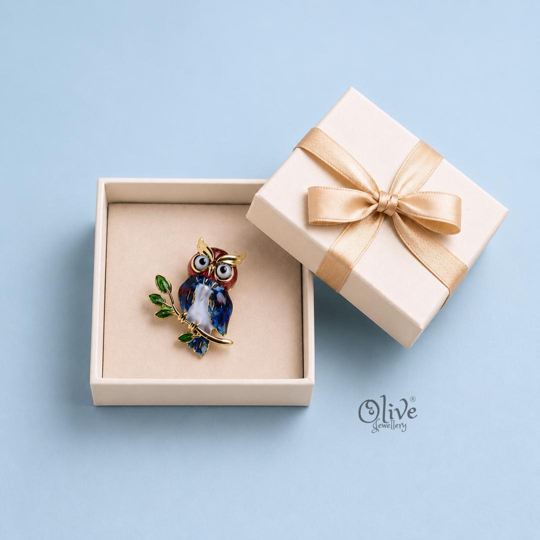 Owl Brooch