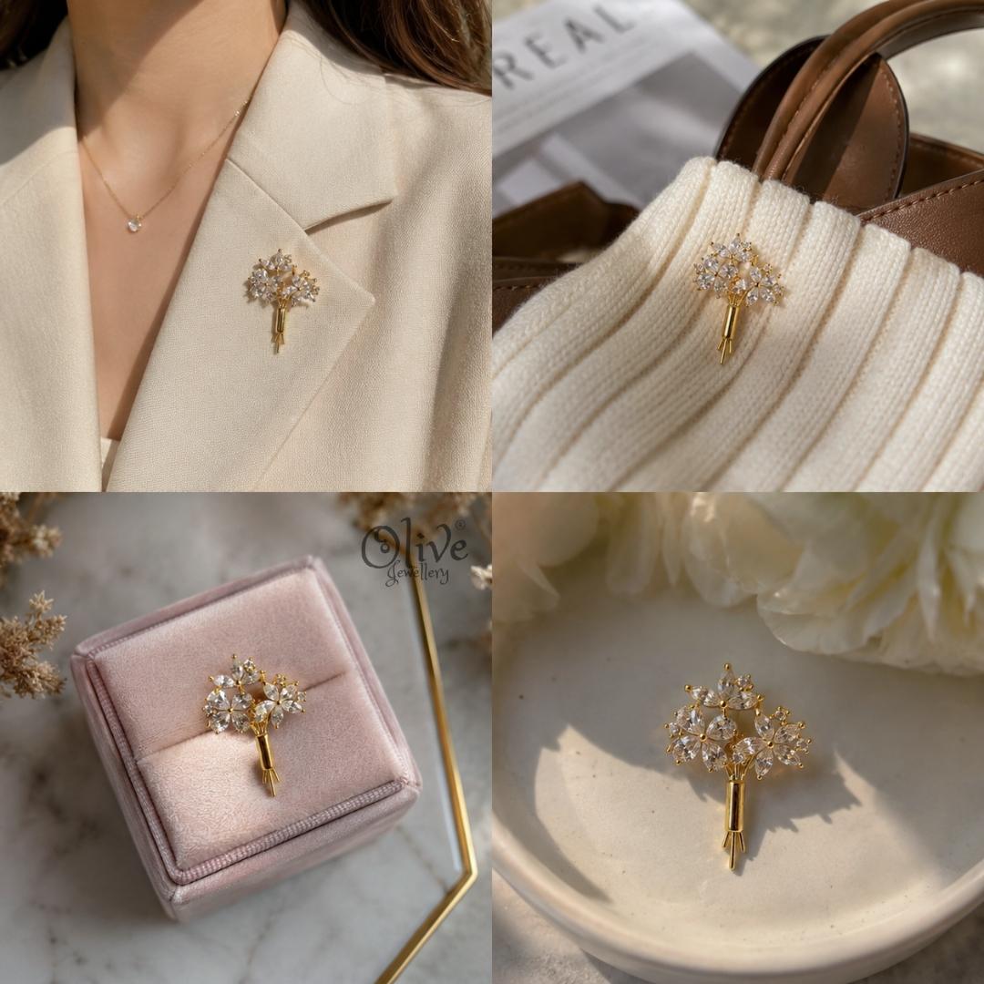 Blossom Bouquet Brooch