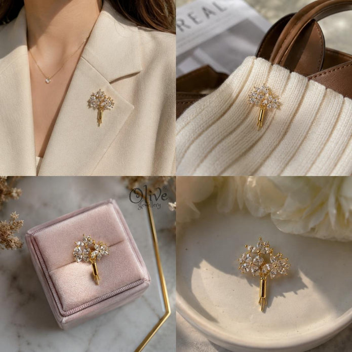 Blossom Bouquet Brooch