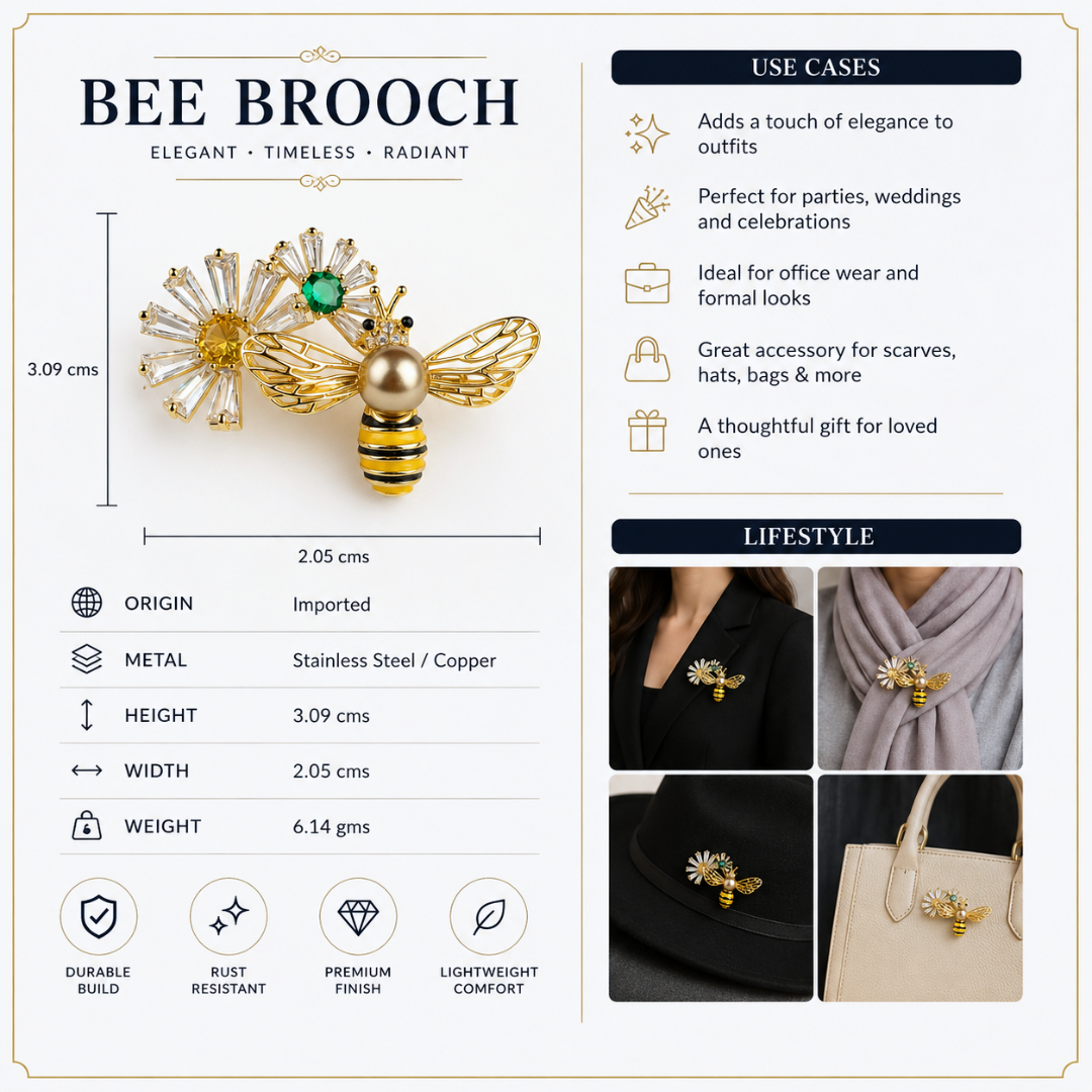 Bee Brooch