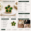 Emerald Bloom Brooch