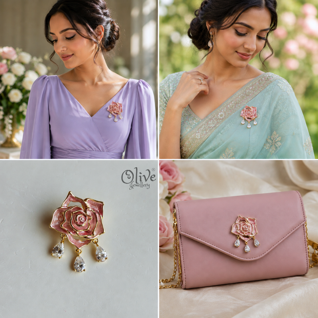 Rose Brooch