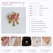 Rose Brooch