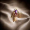Colorfull swallow Bird Brooch