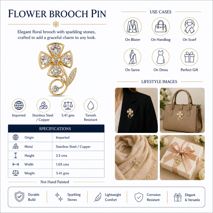 Flower Brooch
