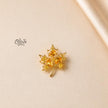 Amber  Maple Leaf Brooch