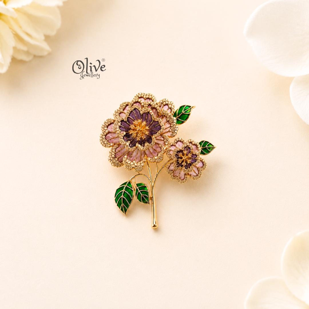 Floral Blossom Brooch/Pendant