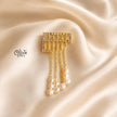 Cascade Pearl Tassel Brooch