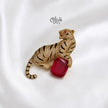 Royal Tiger Brooch