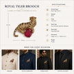 Royal Tiger Brooch
