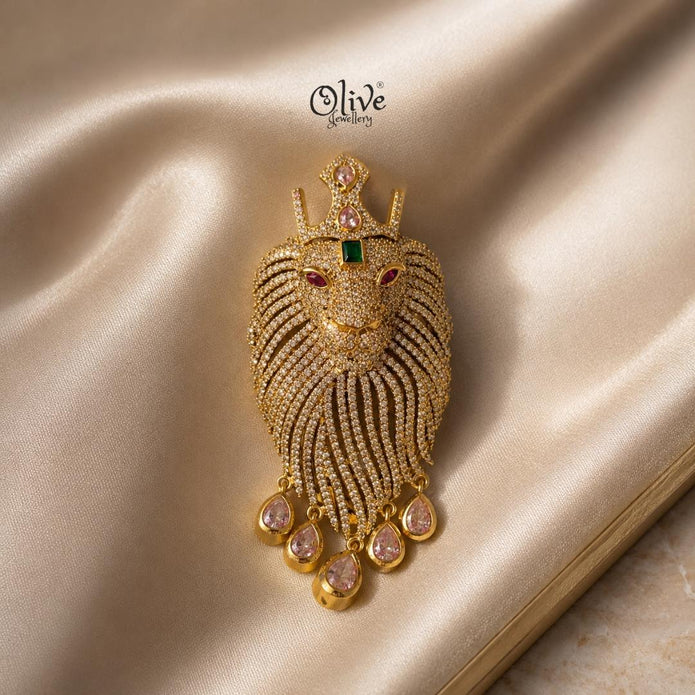 Regal Lion Brooch