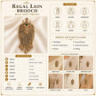 Regal Lion Brooch