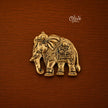 Elephant Brooch-(Gold Shade)