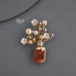 Blooming Pearl Tree Brooch(Pendant)