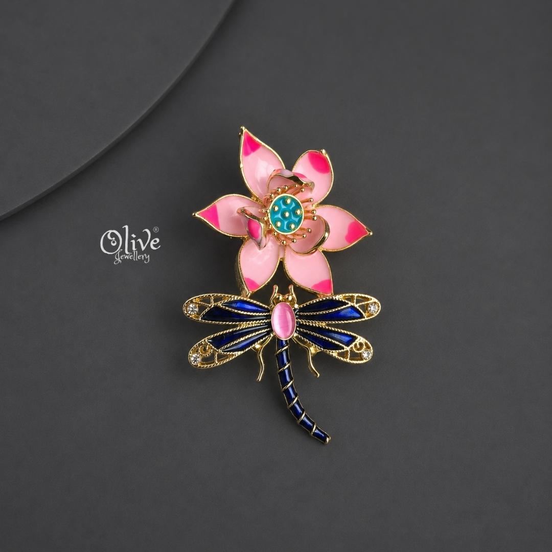 Lotus Grace brooch