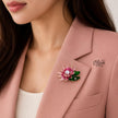 Lily Pad Pearl Brooch