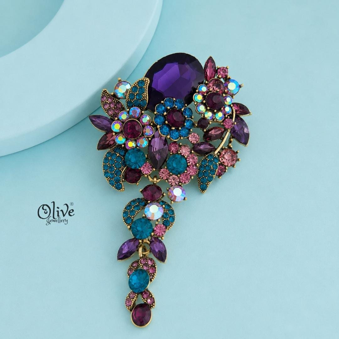 Midnight Royale Brooch