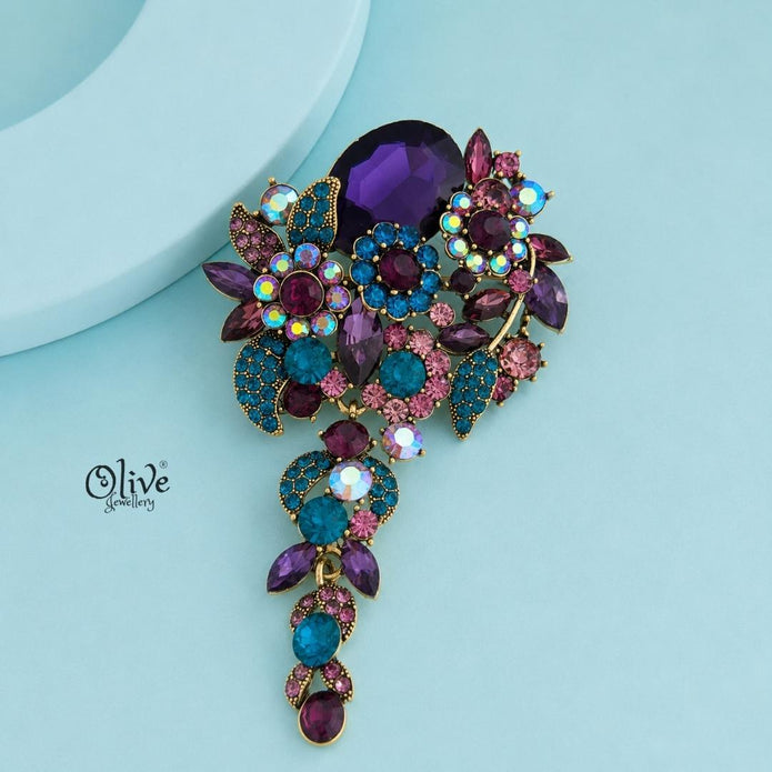 Midnight Royale Brooch