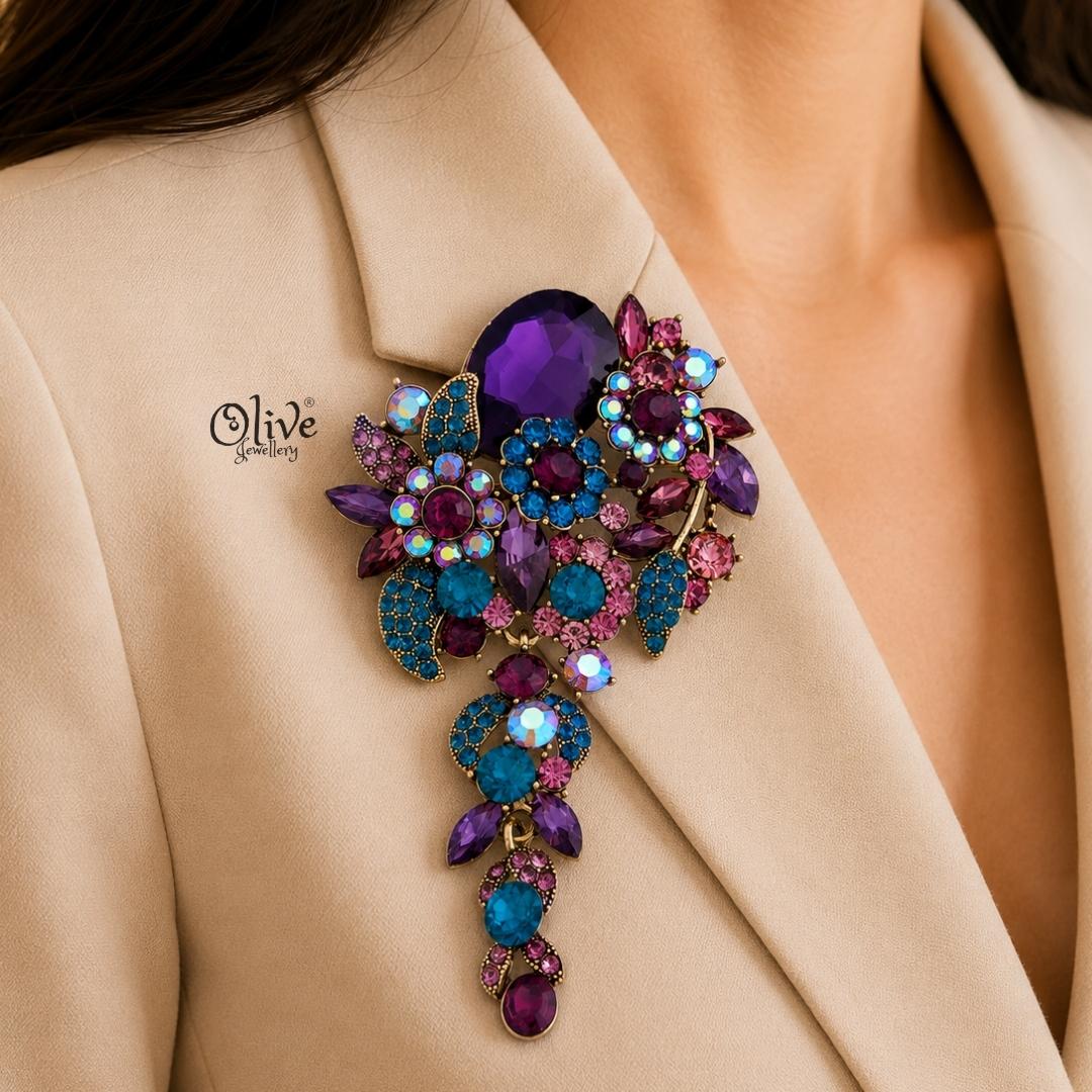 Midnight Royale Brooch