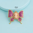 Cameo Butterfly Brooch (Pendant)