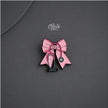 Pink Healer Bow Brooch