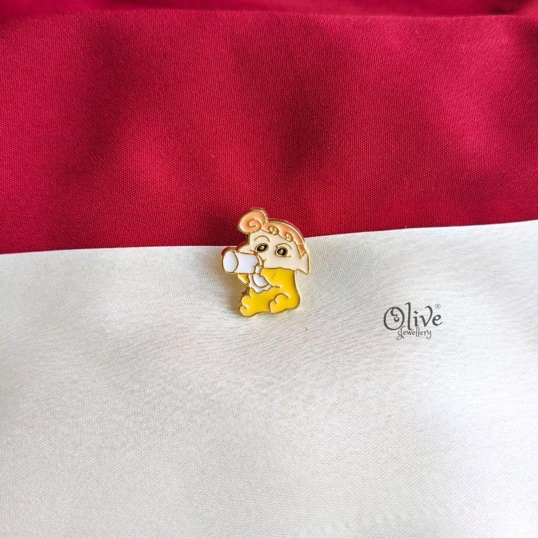 Shinchan Baby Bottle Enamel Pin