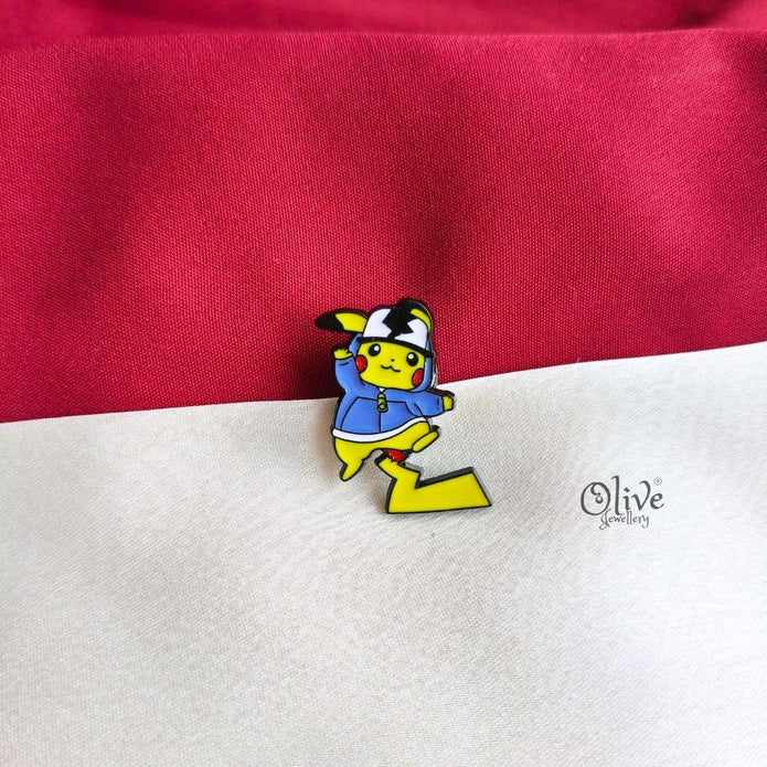 Pikachu Street Style Enamel Pin