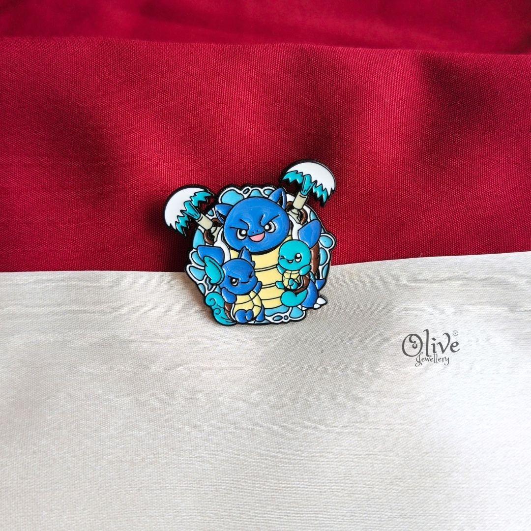 Squirtle Squad Enamel Pin