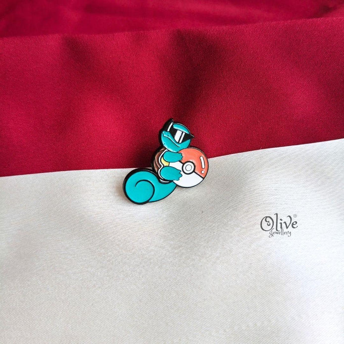 Squirtle Poké Ball Enamel Pin