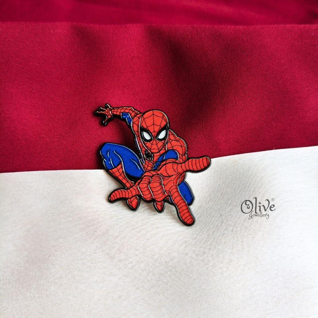 Spider-Man Web Strike Enamel Pin