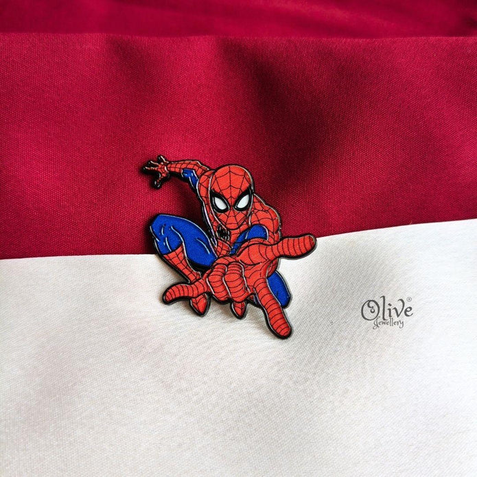 Spider-Man Web Strike Enamel Pin