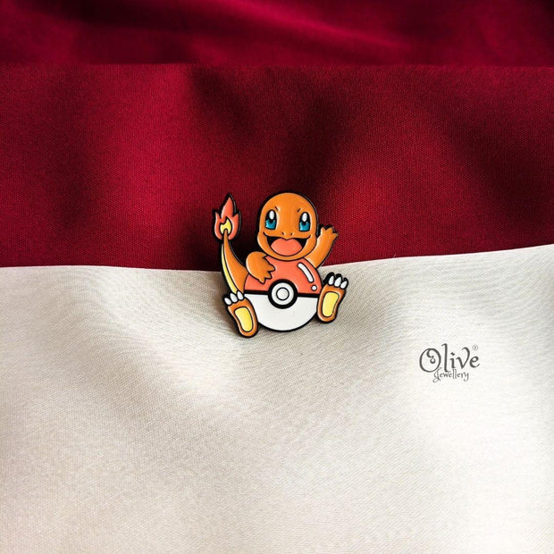 Charmander Poké Ball Enamel Pin