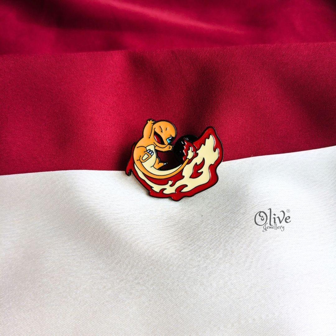 Charmander Flame Enamel Pin