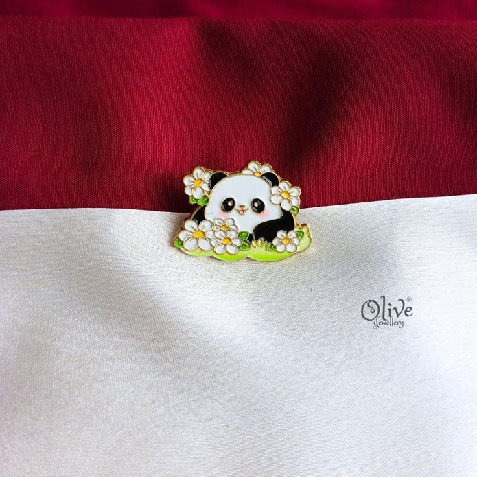 Daisy Panda Enamel Pin