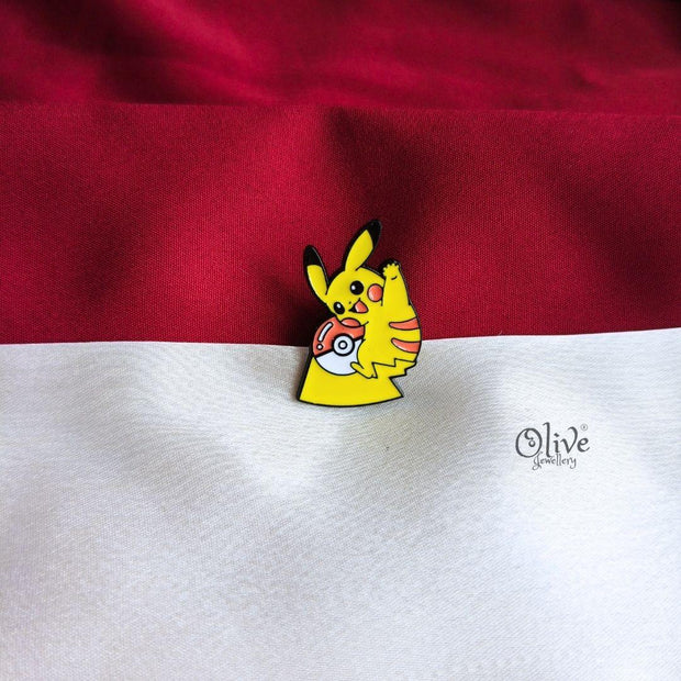 Pikachu Poké Ball Enamel Pin